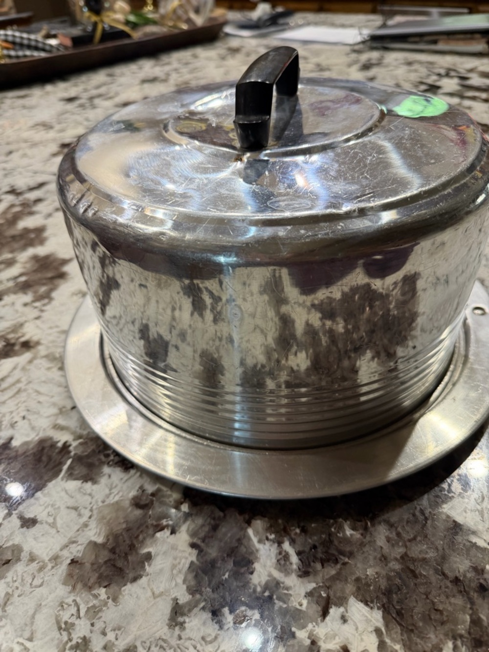 Vintage Regal Ware 1950’s Aluminum Covered Cake Plate Container